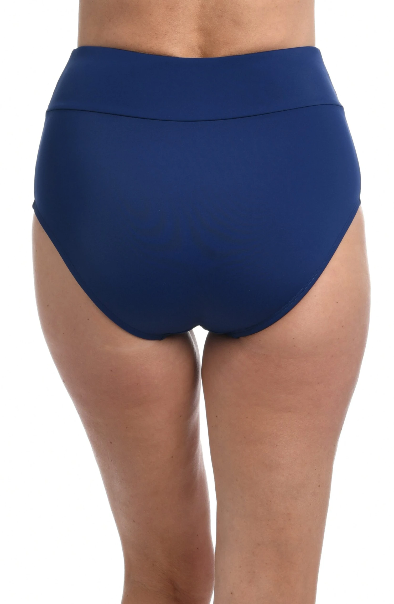 Solid Wide Band Full Pant Bikini Bottom - Image 8