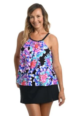 Mum's The Word High Neck Tankini Top *FINAL SALE*
