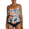 Joyful Blooms Two Tiered Tankini Top