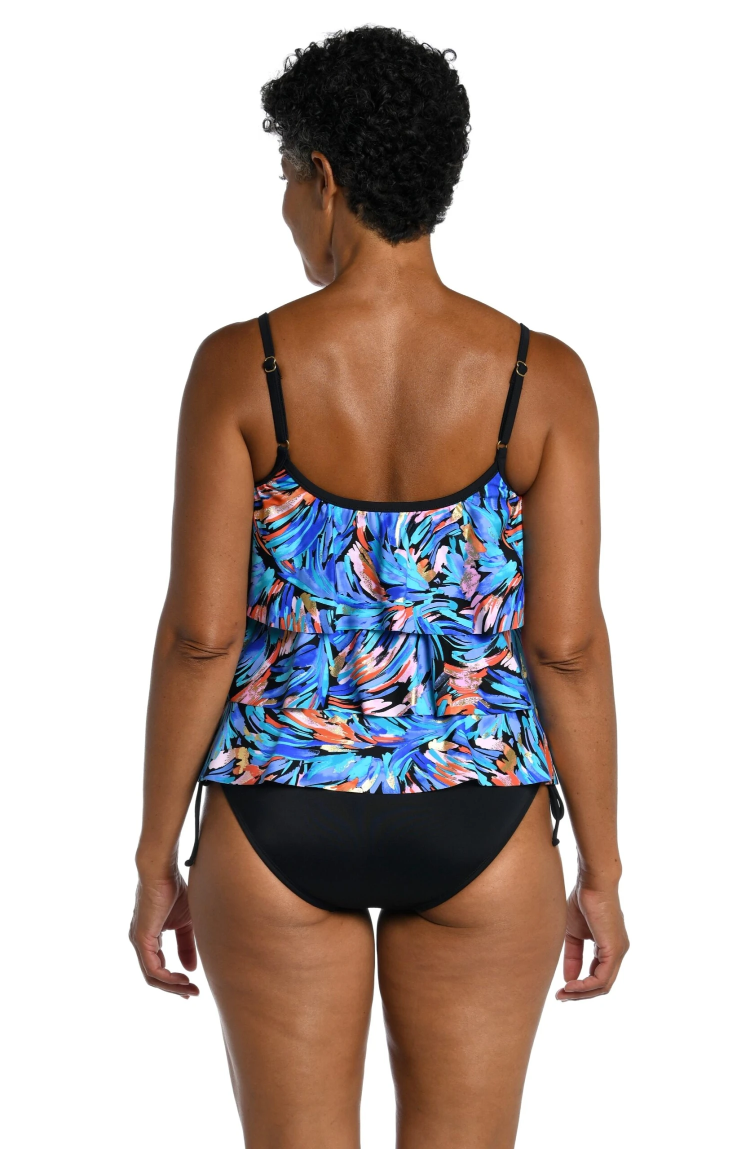 Feathers & Flair Triple Tiered Tankini Top - FINAL SALE - Image 2