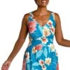 Crafted Botanical Empire Swim Dress One Piece - FINAL SALE