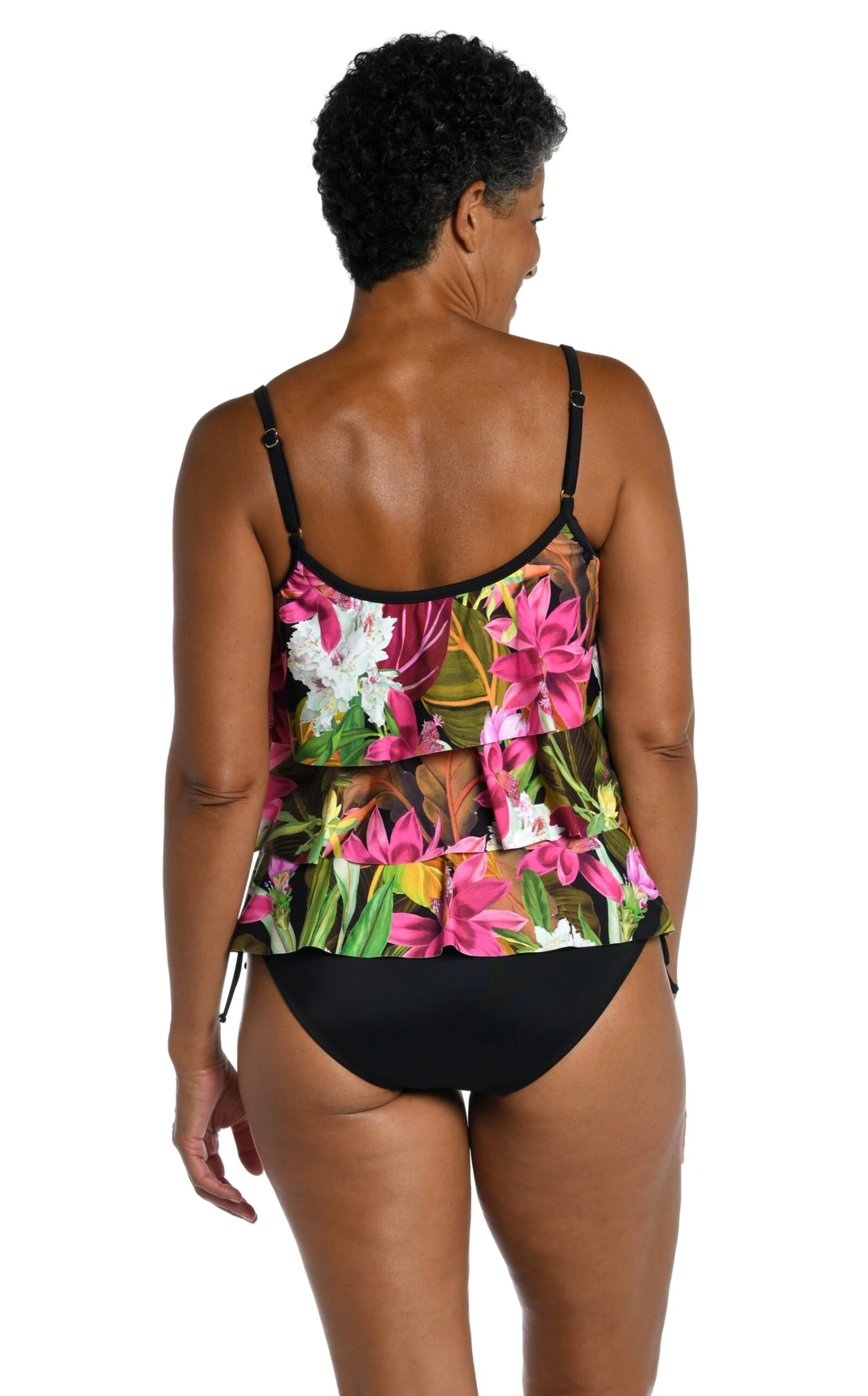 Exotic Jungle Triple Tiered Tankini Top - FINAL SALE - Image 2