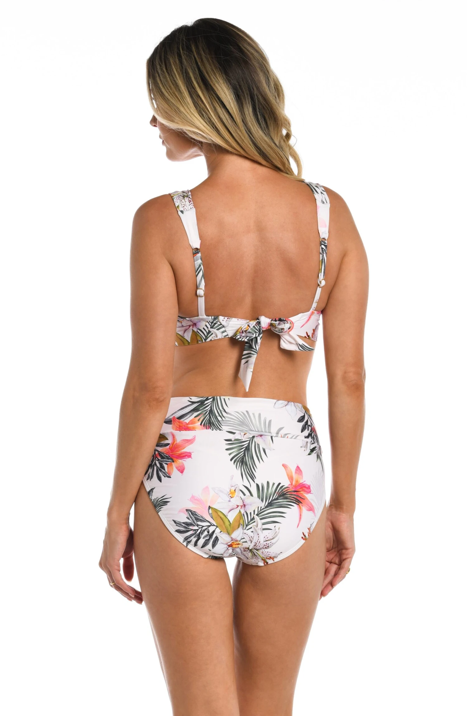 24th & Ocean Tahiti Skies Over The Shoulder Banded Bikini Top - Image 2