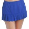 24th & Ocean Solid Mid Waist Skirted Swim Bottom