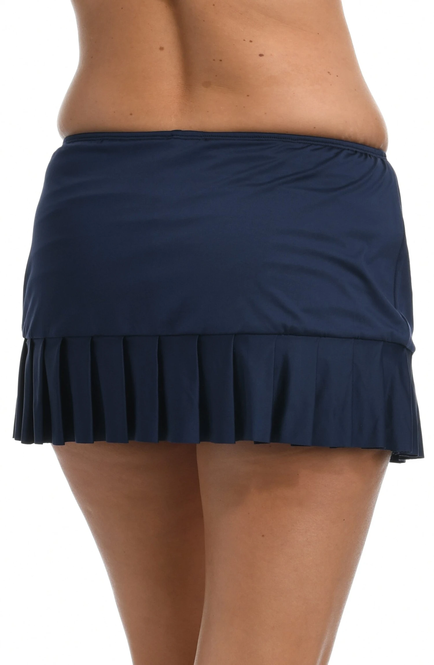 24th & Ocean Solid Mid Waist Skirted Swim Bottom - Image 8